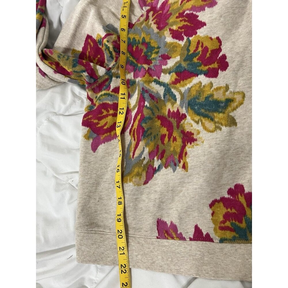 Anthropologie Saturday Sunday Edita Floral Crewneck Sweatshirt Size Small - Picture 13 of 15